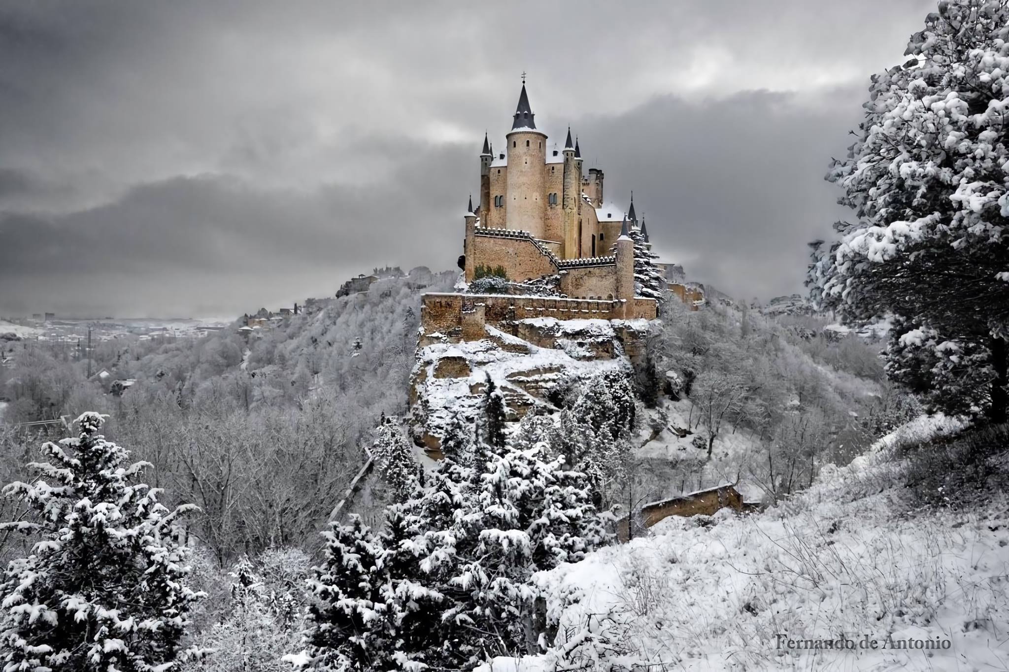 Alcázar de Segovia Nevado