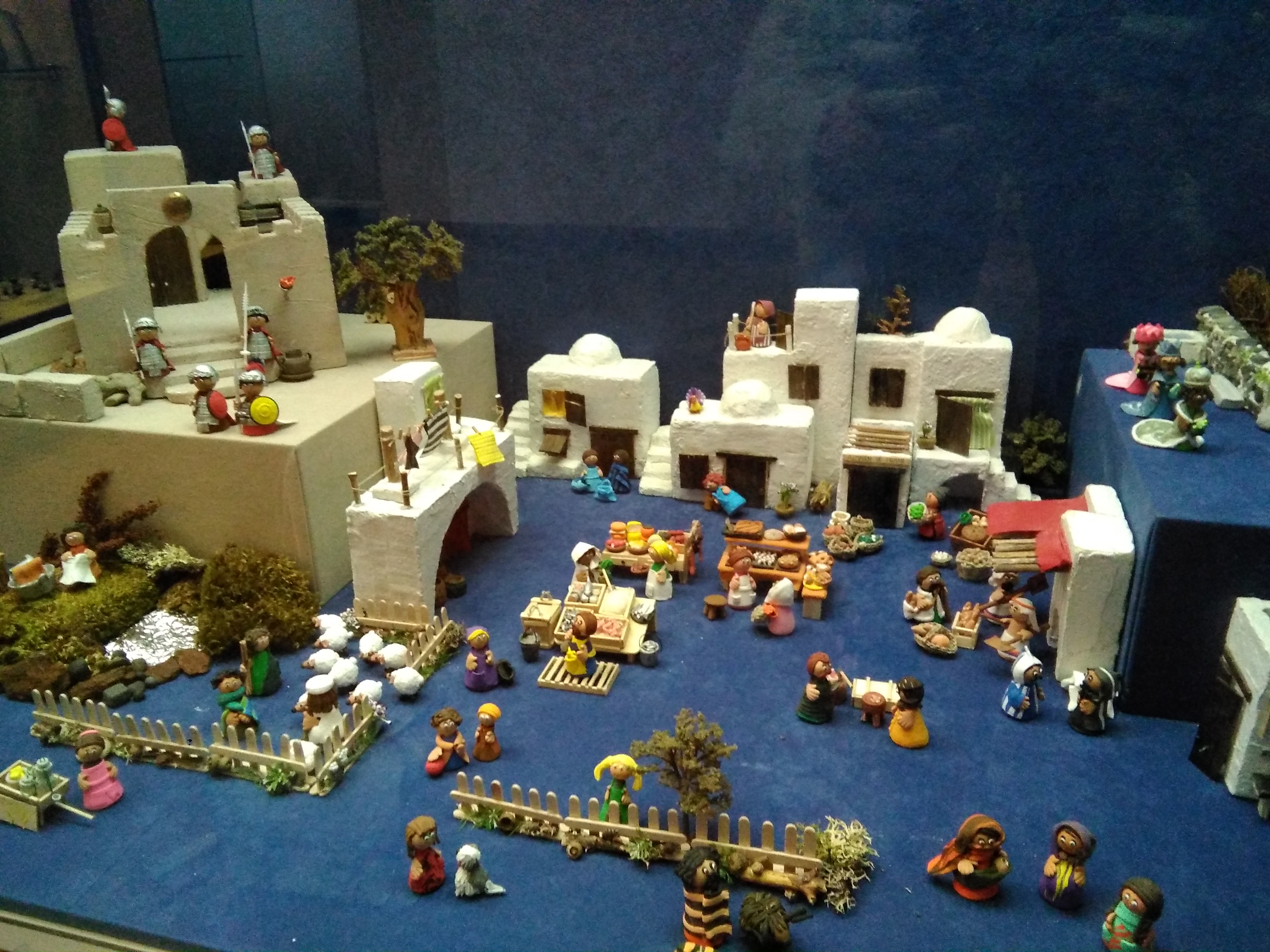 Imagen de uno de los belenes expuestos.