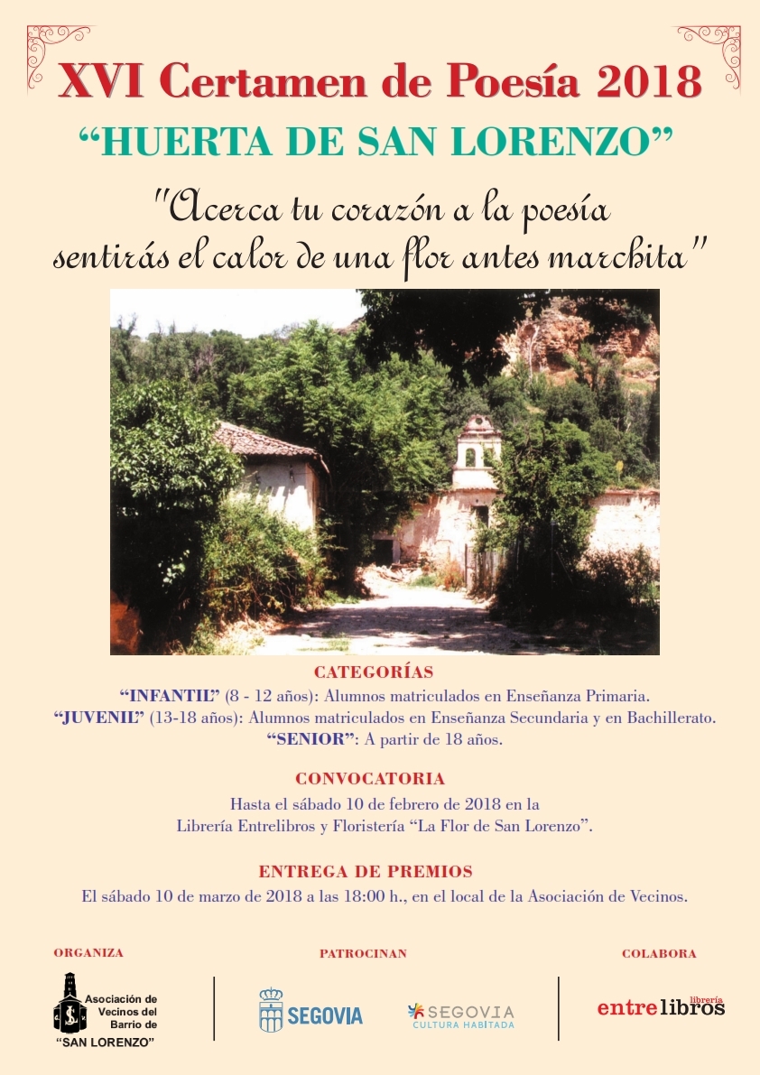 CARTEL CERTAMEN POESIA 2018