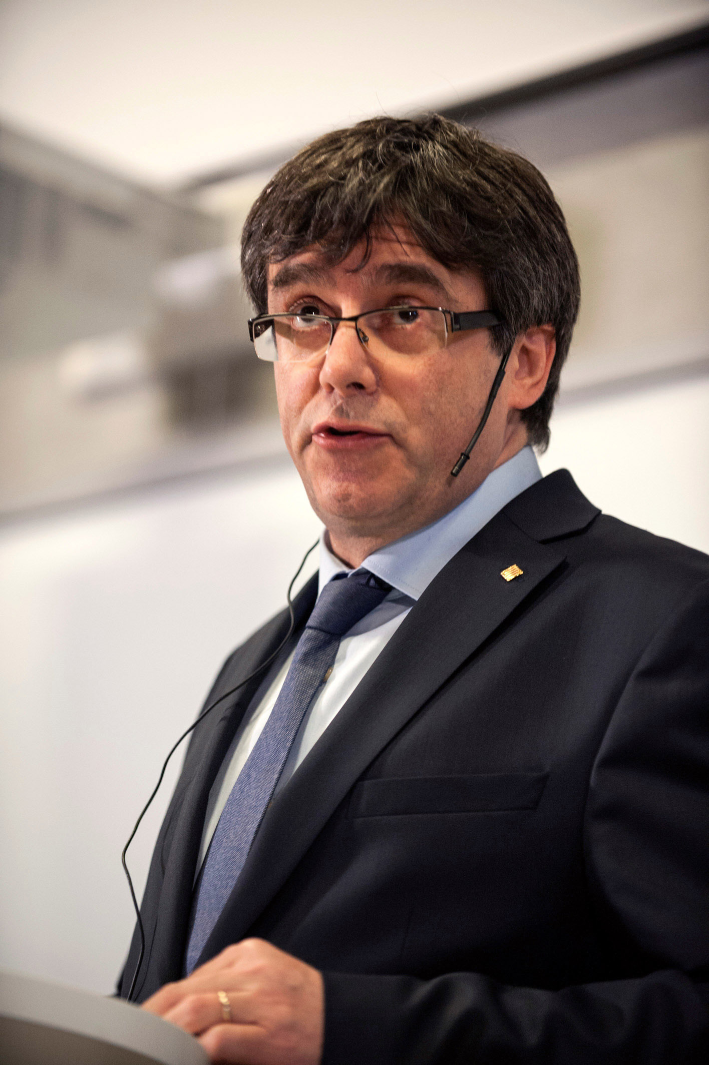 El expresidente de Cataluña y candidato de JxCat, Carles Puigdemont.