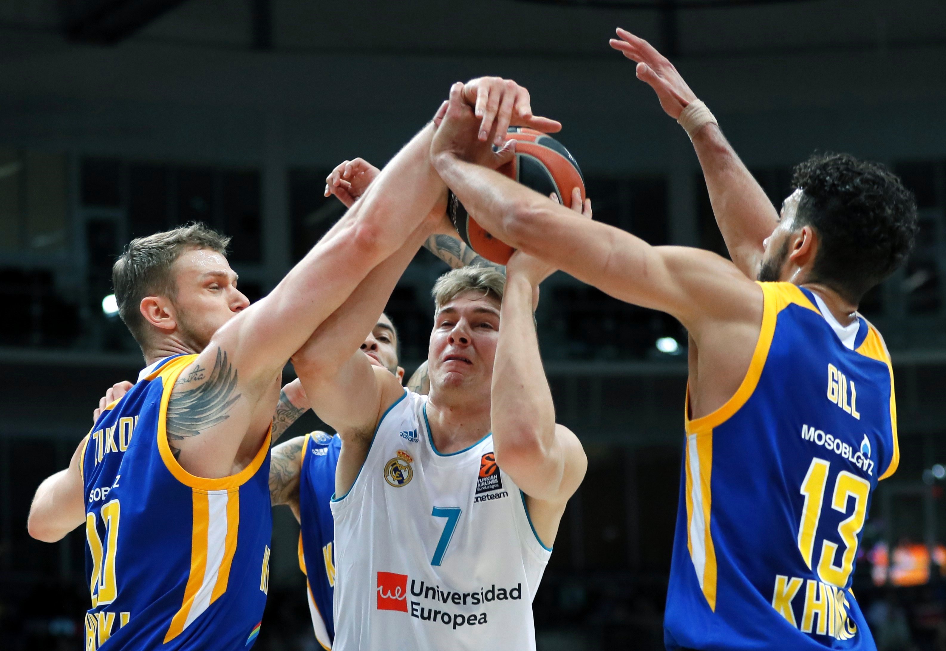 Luka Doncic fue uno de los más destacados ante el Khimki.