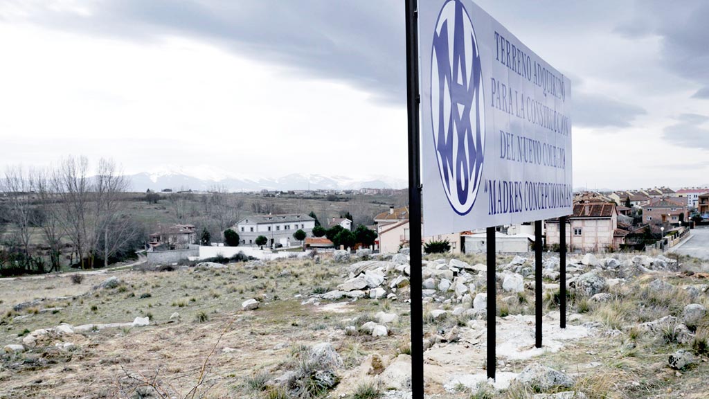 Finca en la que se construirá el futuro colegio de las Concepcionistas. / el adelantado