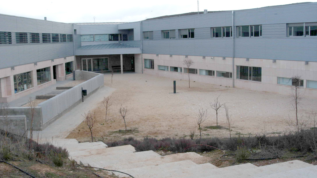 Patio del CEO Virgen de la Peña. / G.H.