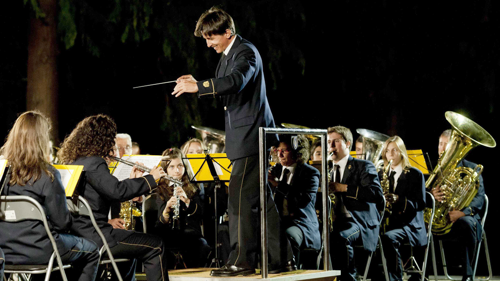 La Banda de Música de El Espinar volverá a actuar en el tradicional concierto de la fiesta de los gabarreros. / E.A.