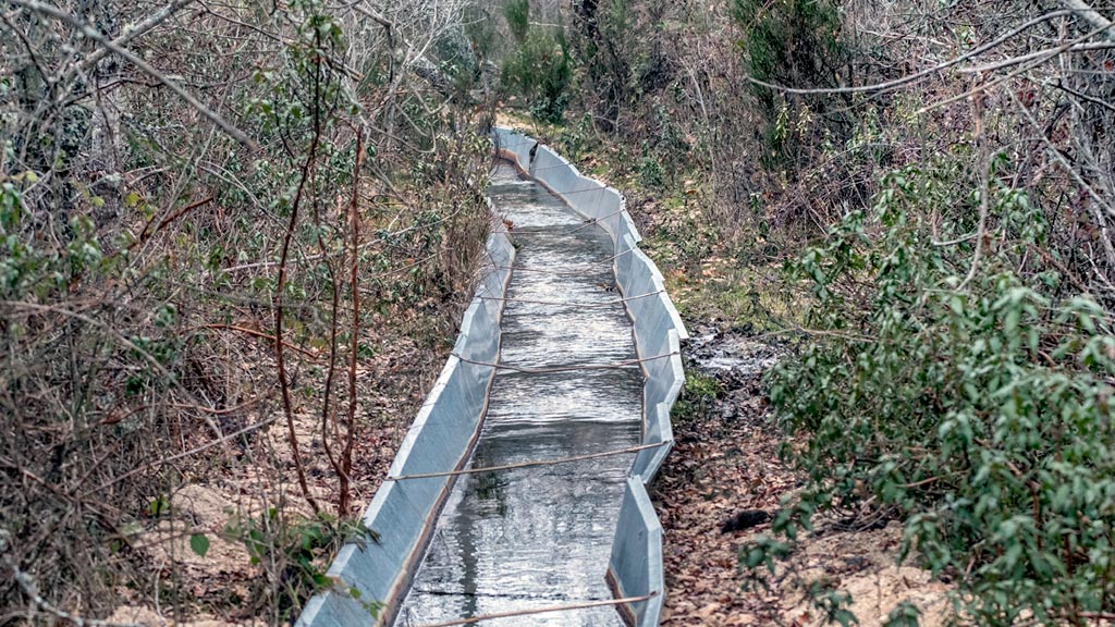 Cacera cercana al embalse del Pontón. / Kamarero
