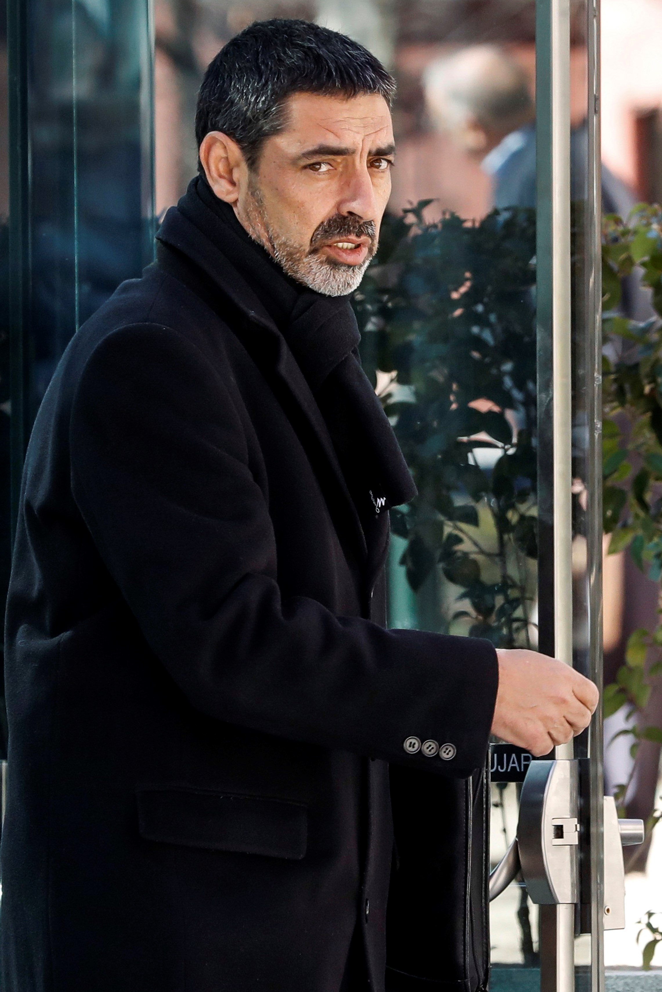 El exjefe de los Mossos Josep Lluis Trapero en la Audiencia Nacional. / efe