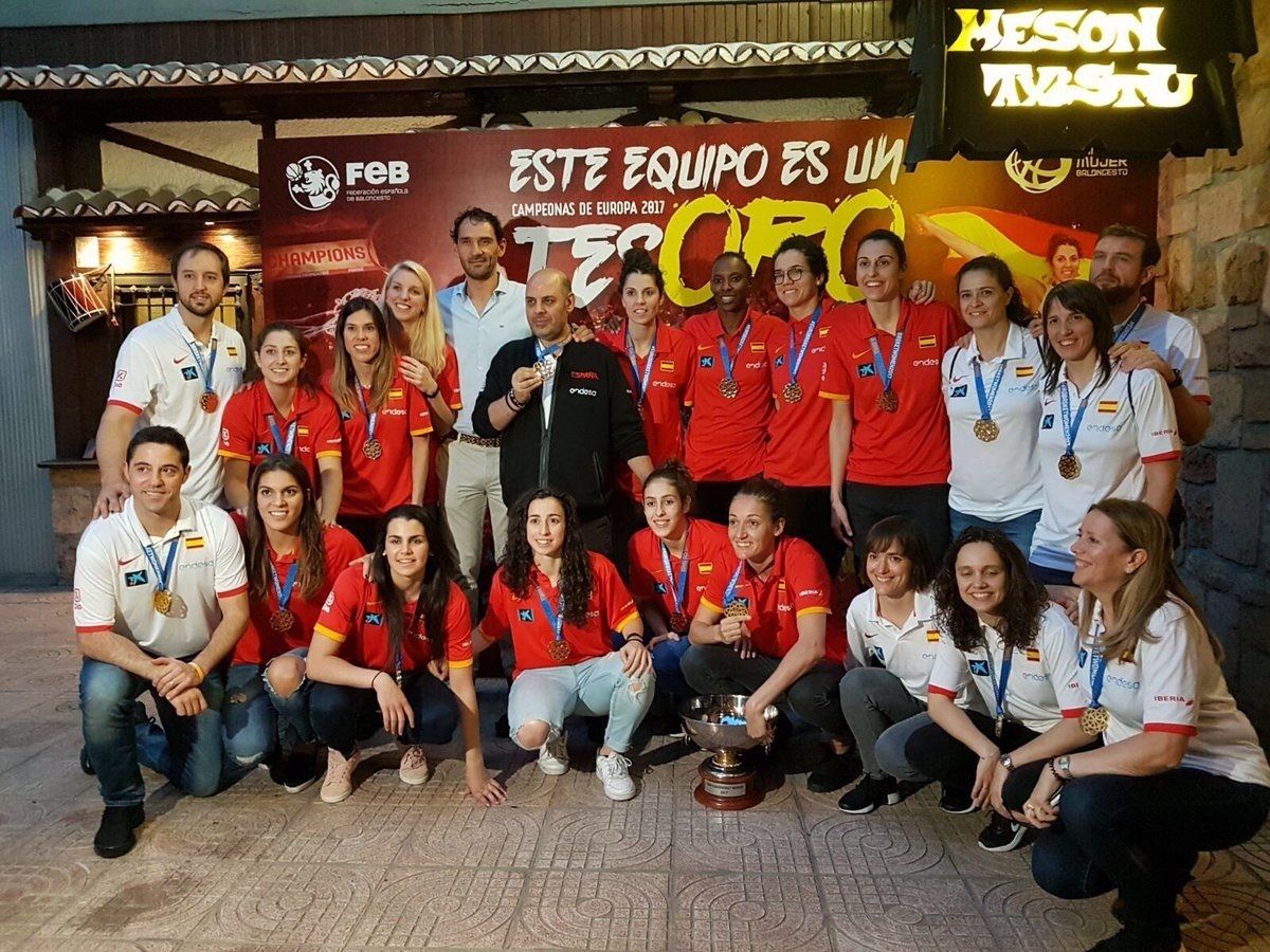 La selección española femenina de baloncesto quiere repetir la gesta conseguida en el pasado campeonato europeo. / E.P.