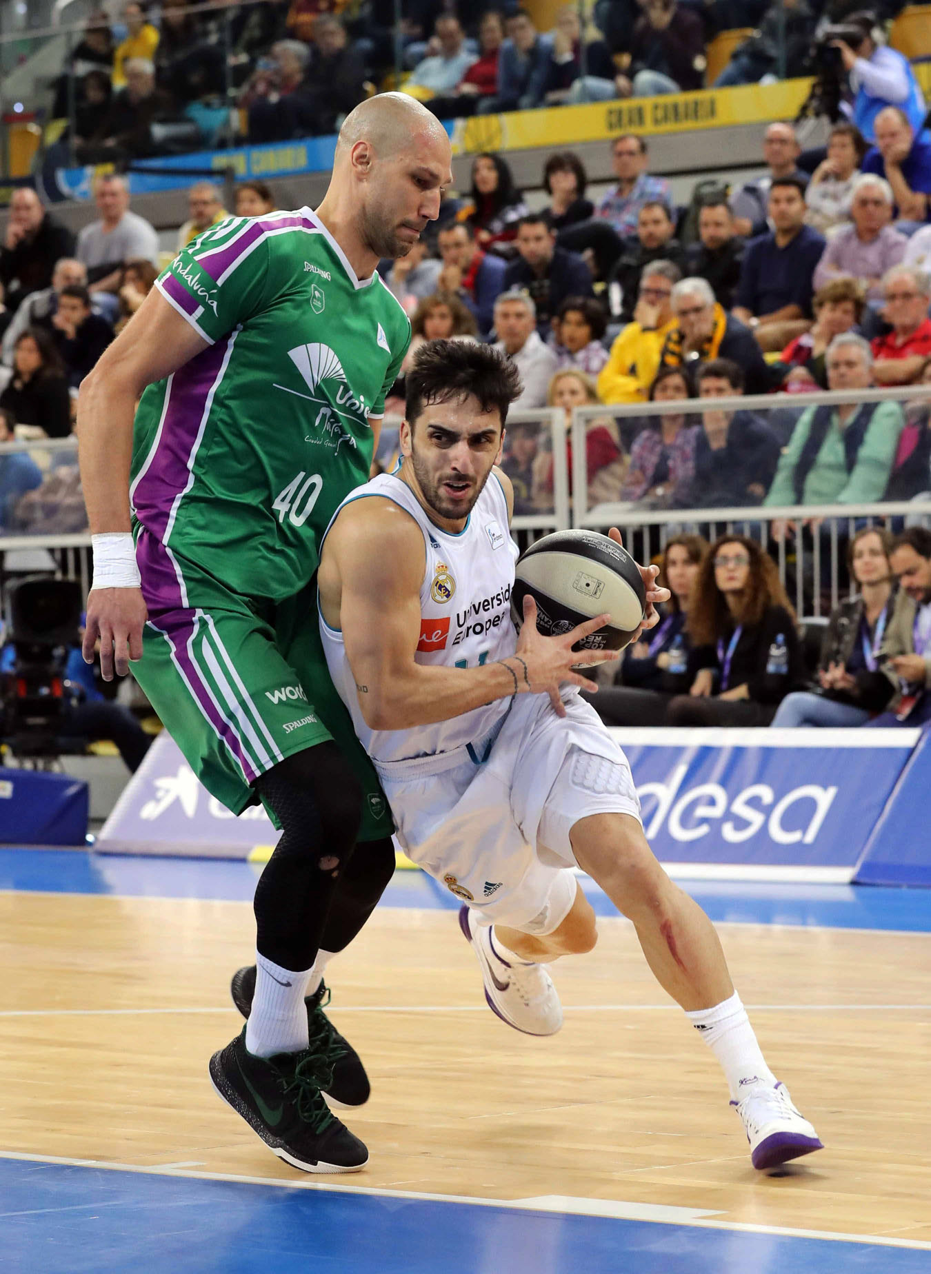 Campazzo guió la remontada del Real Madrid ante el Unicaja en cuartos.