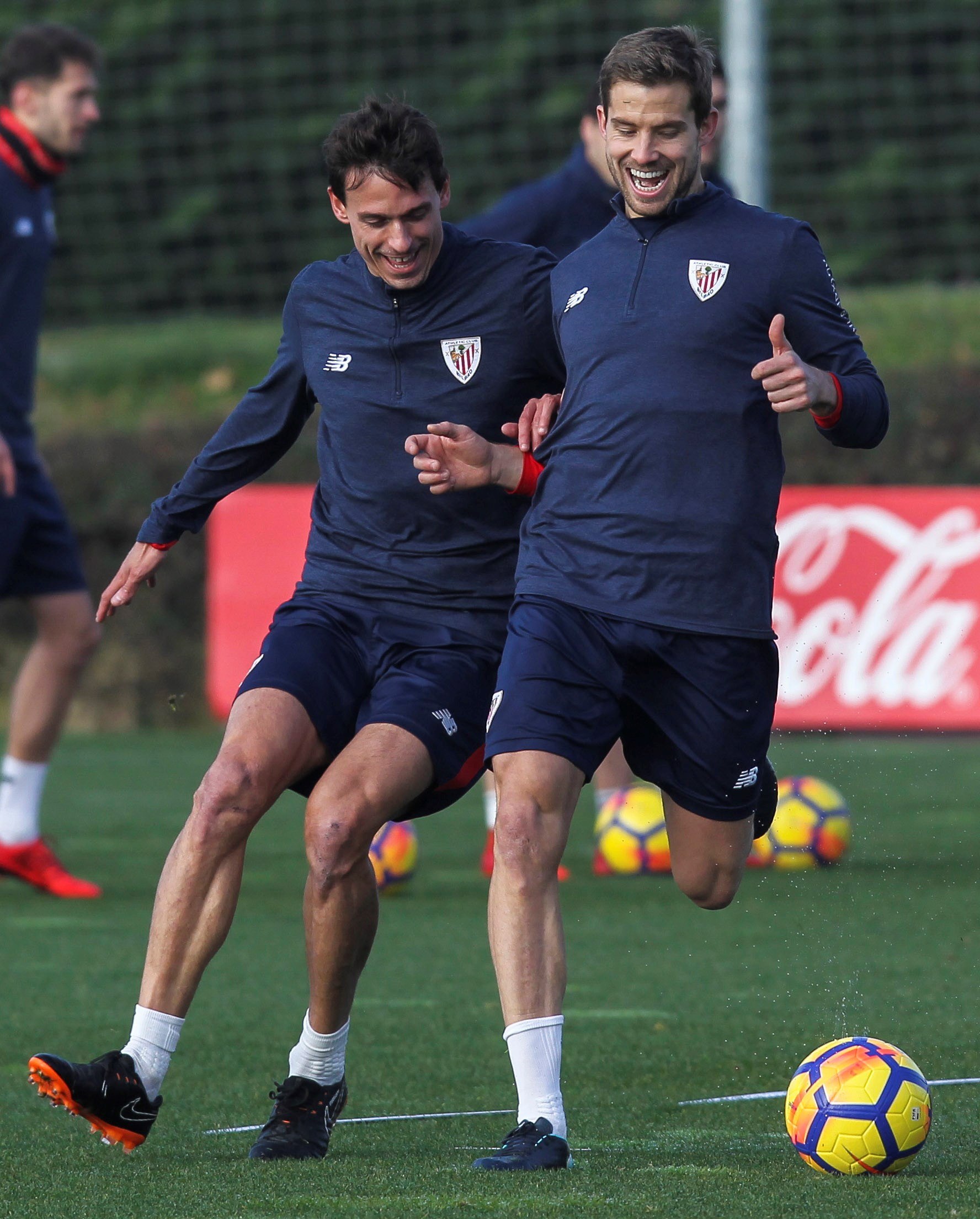 Iñigo Martínez, en el último entrenamiento.