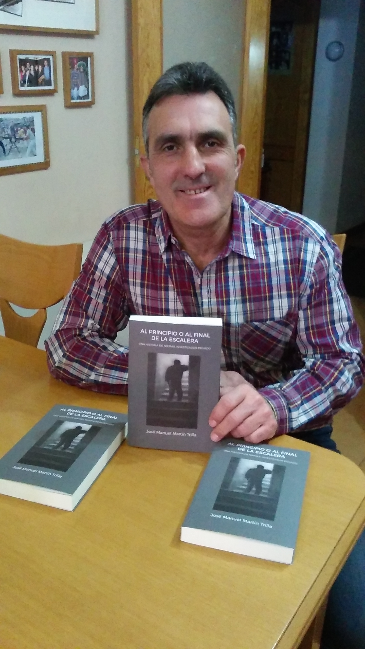 José Manuel Martín presenta hoy su novela en La Granja y mañana en Valsaín.