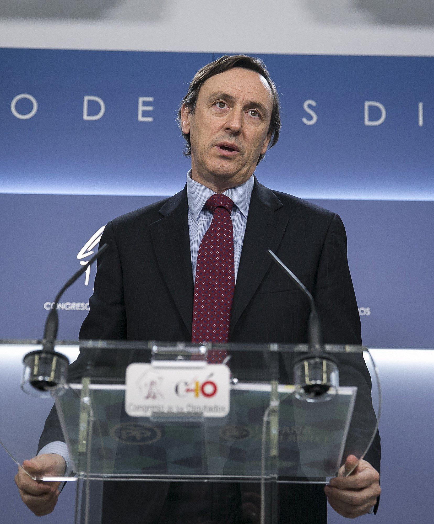 El portavoz parlamentario del Grupo Popular, Rafael Hernando.