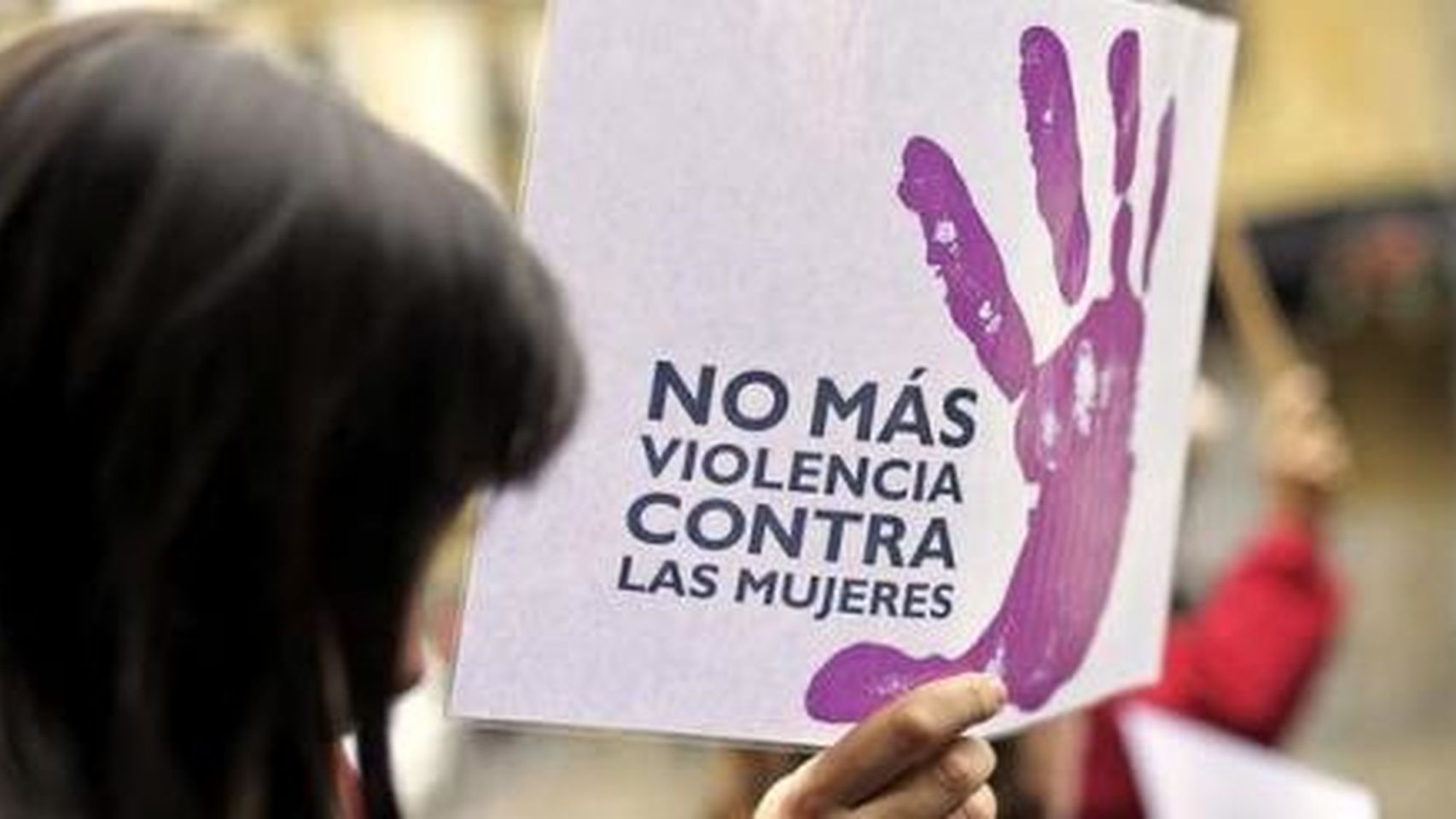 Imagen de archivo de una manifestación en contra de la violencia contra las mujeres.