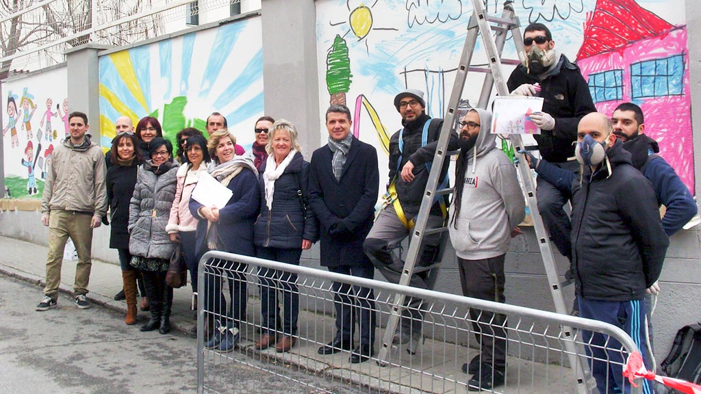 Toma forma el Muro de la Igualdad en el Colegio Villalpando 1 Colegio-Villalpando-muro-de-la-igualdad