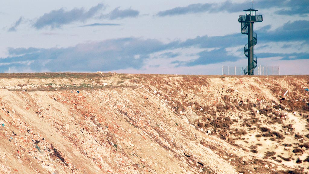 Escombrera municipal de Cuéllar. / E.A.