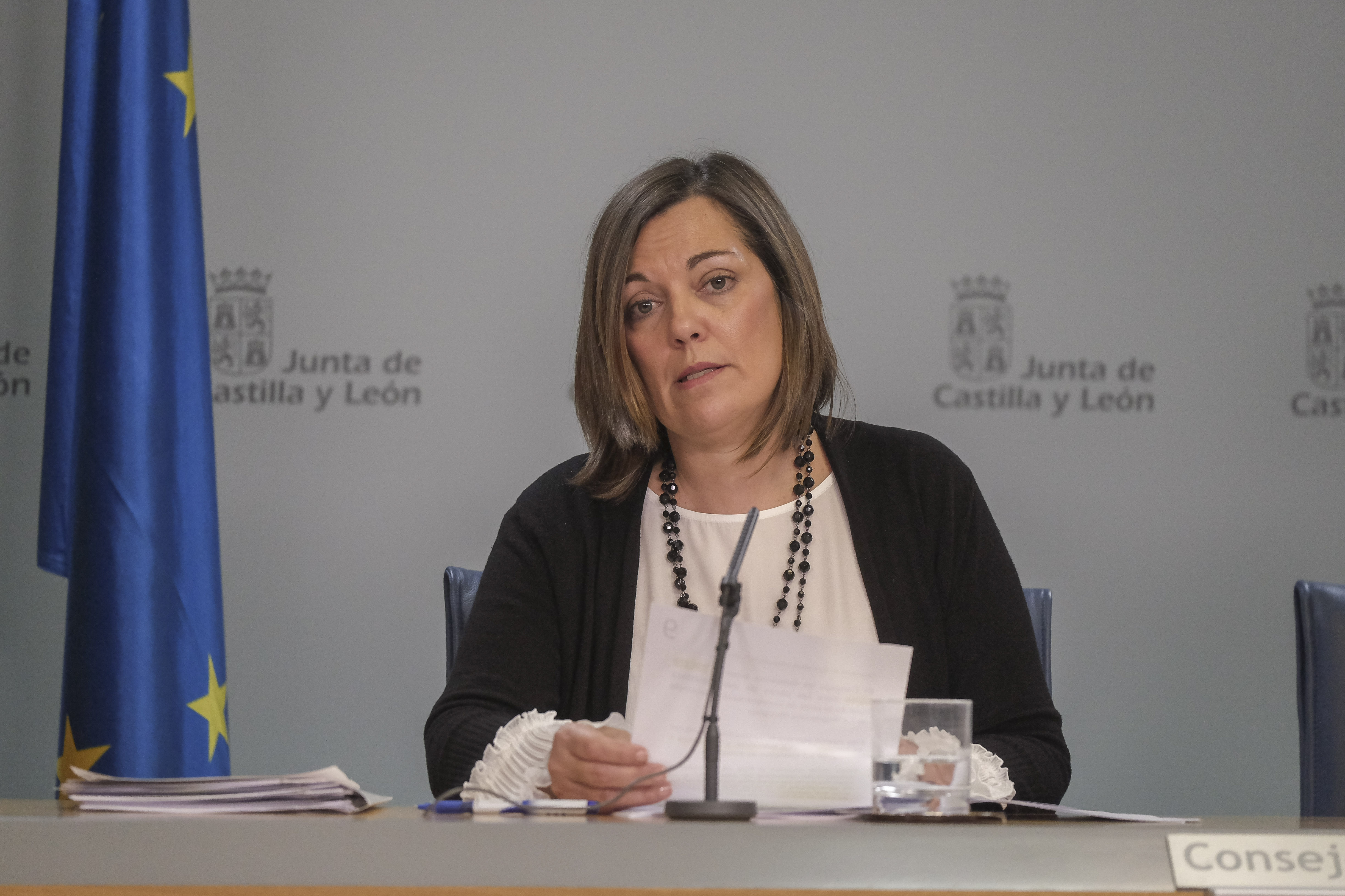La portavoz de la Junta de Castilla y León, Milagros Marcos.