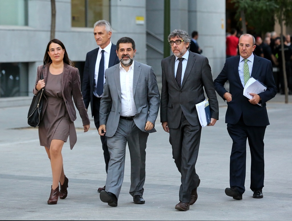 El expresidente de la ANC y ya también excandidato a la presidencia de Cataluña, Jordi Sànchez(2i).