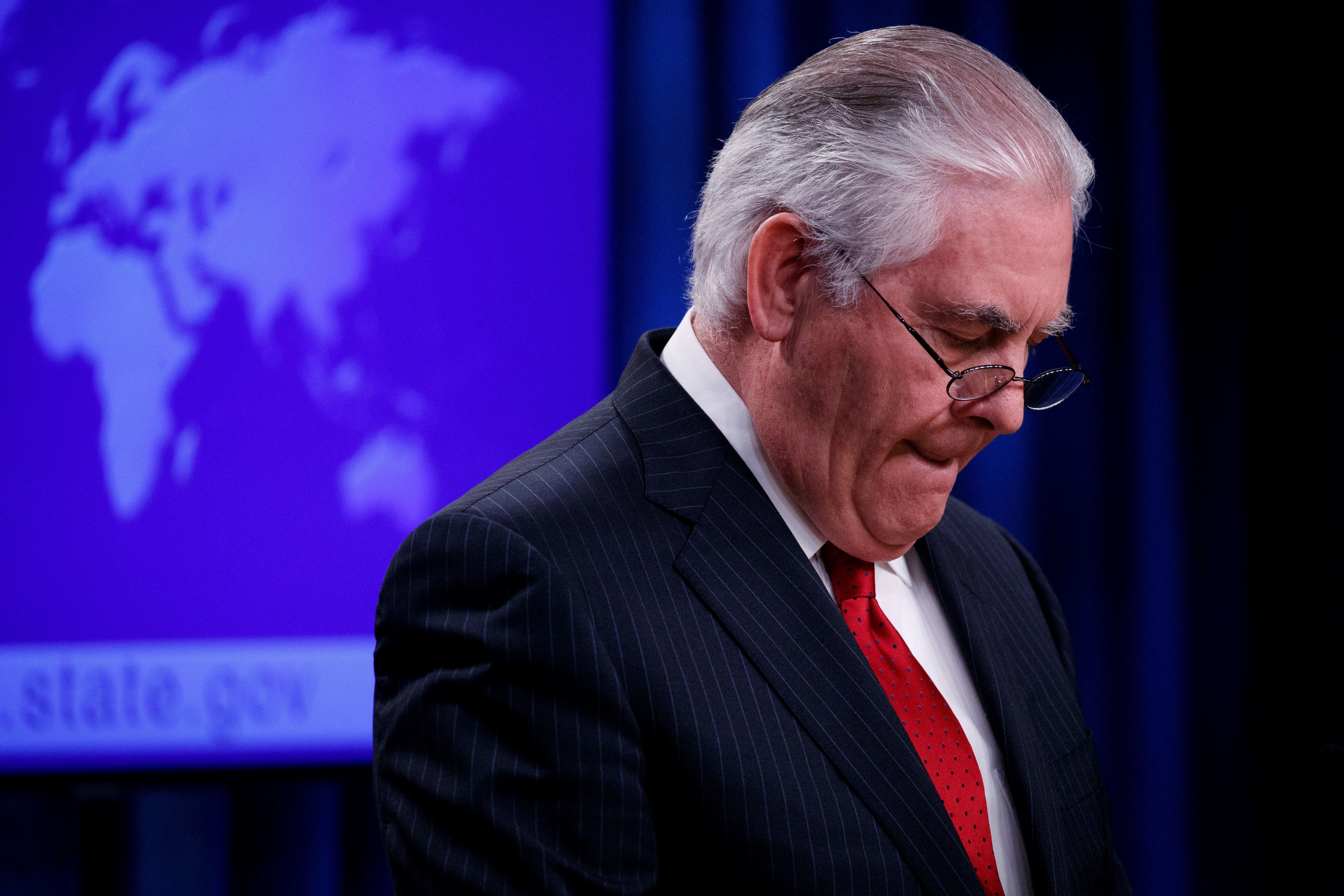 El exsecretario de Estado de EEUU, Rex Wayne Tillerson. / efe