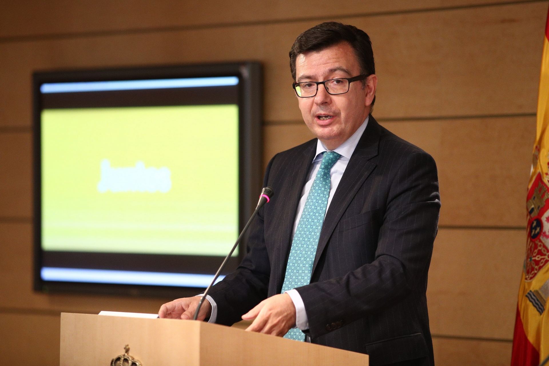 El nuevo ministro de Economía, Industria y Competitividad, Román Escolano. / Efe