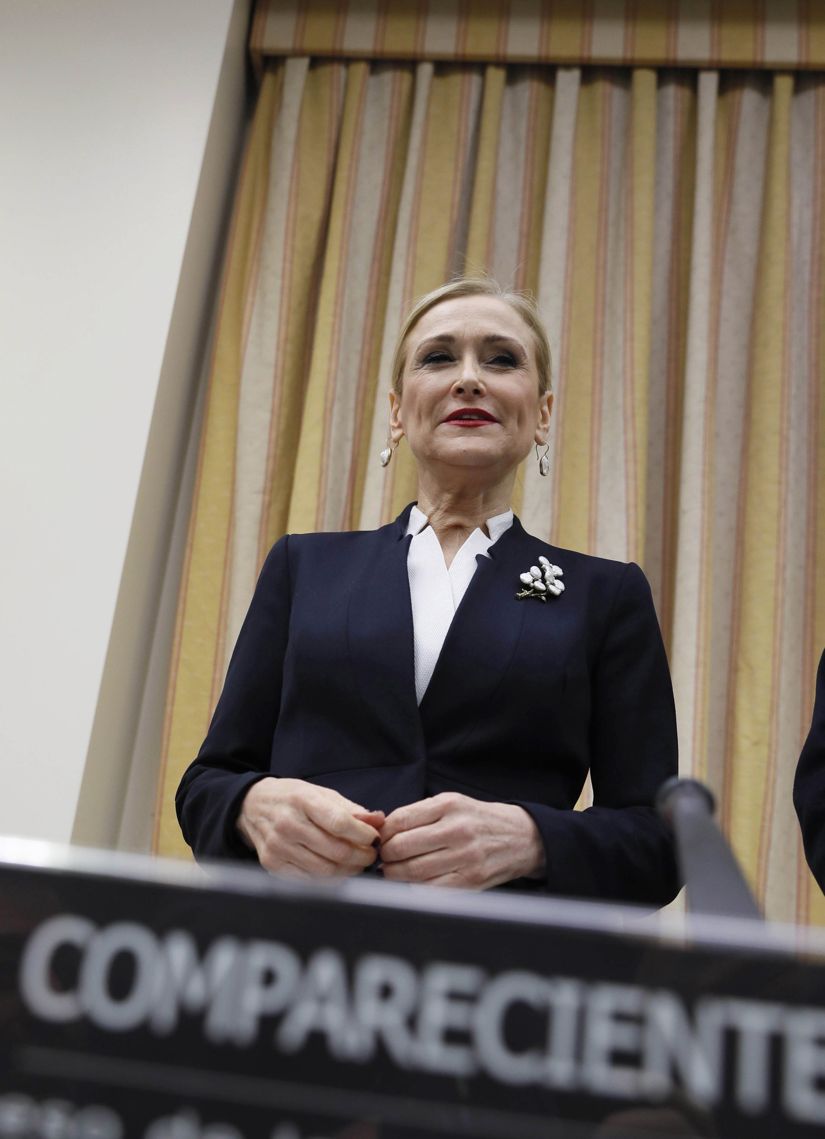 La presidenta de la Comunidad de Madrid, Cristina Cifuentes.