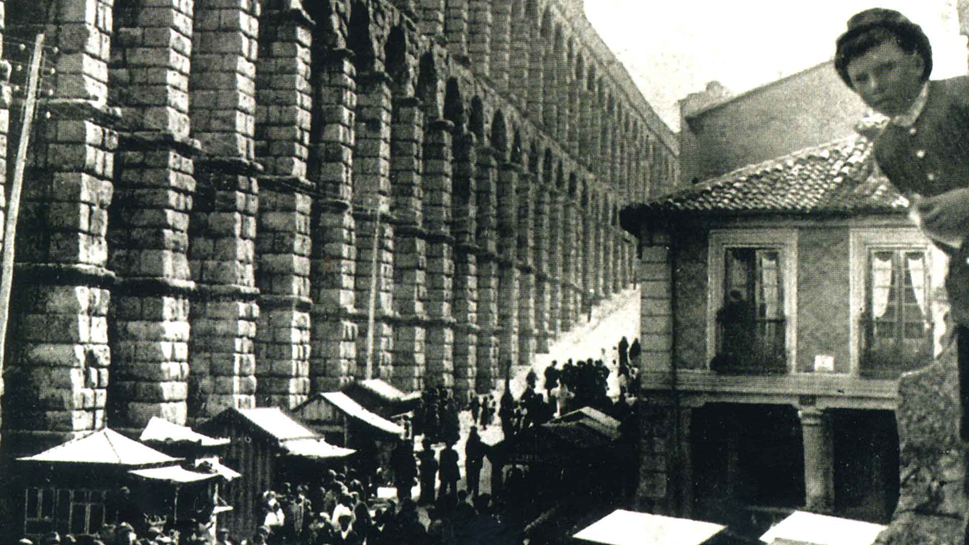 El Azoguejo de Segovia.