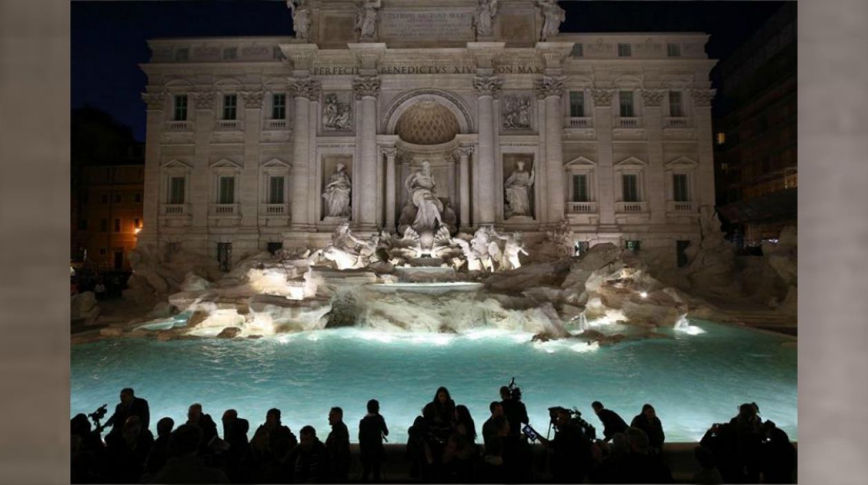 El proyecto de los alumnos era sobre 'Roma antigua'.