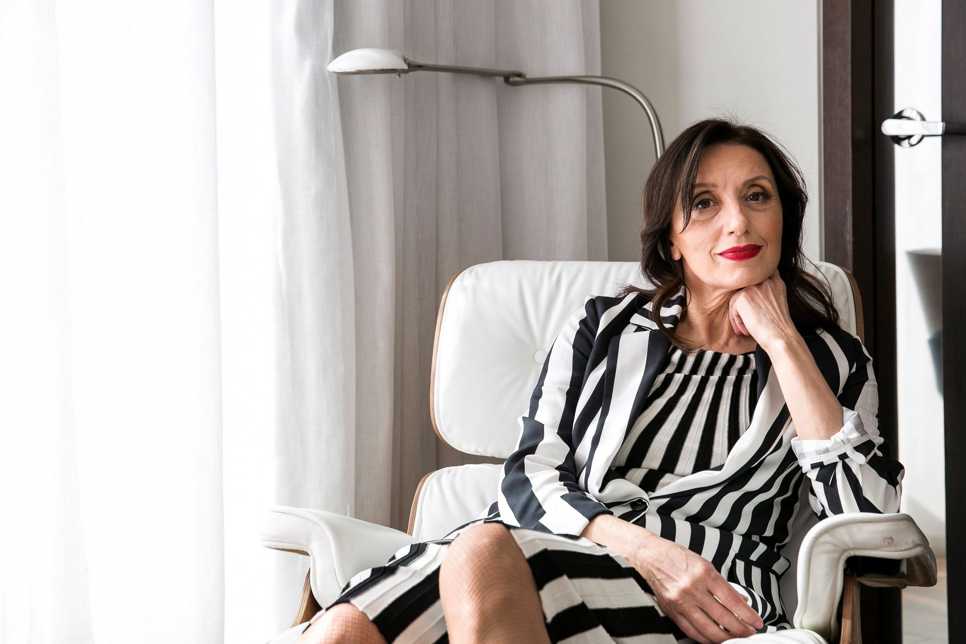 La cantante gallega Luz Casal durante la presentación de su álbum.