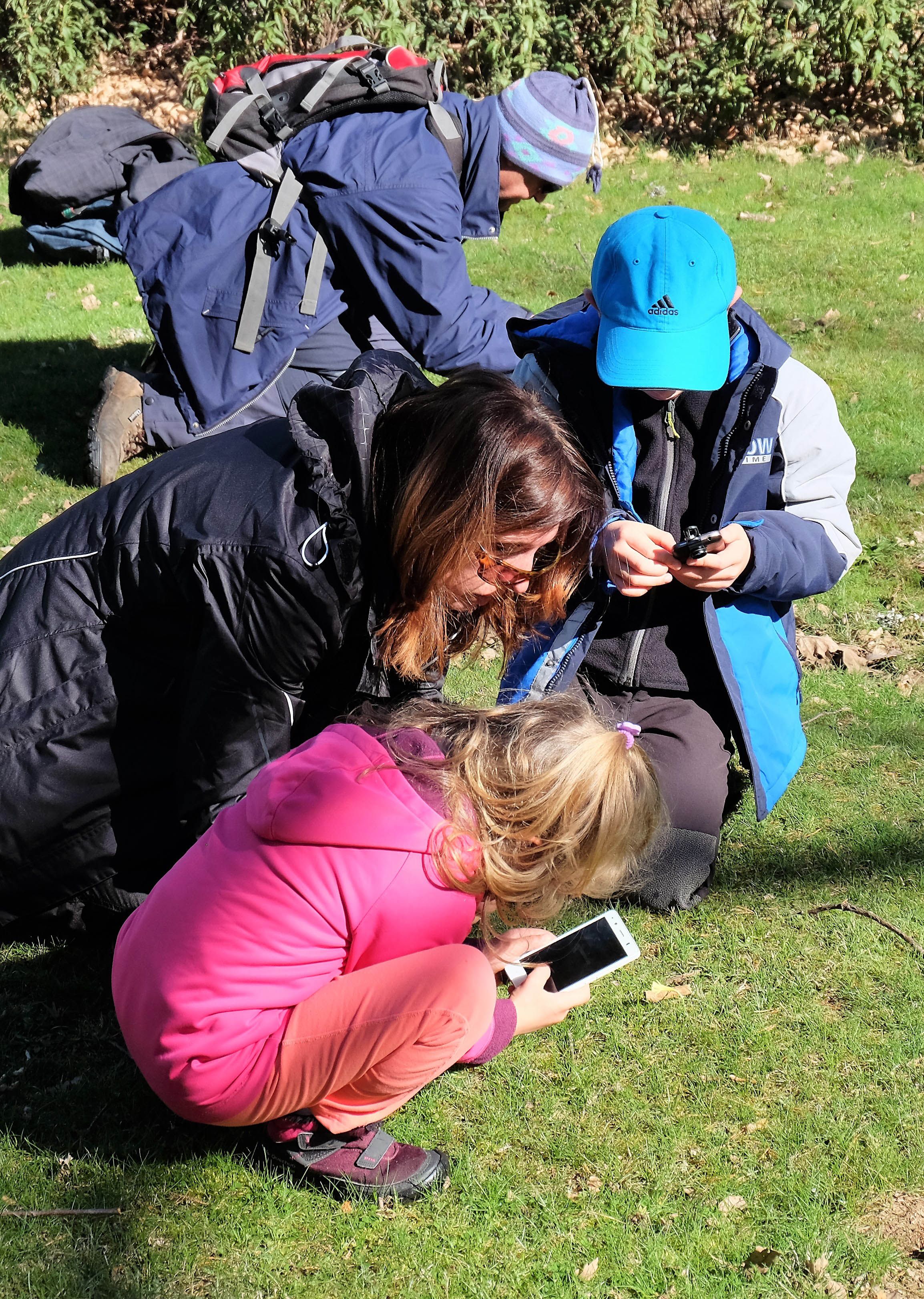 Se trata de una excursión familiar para fotografiar la naturaleza.