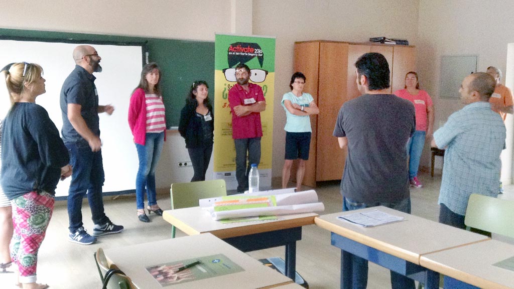 Participantes en un curso de formación en Segovia Sur. / el adelantado