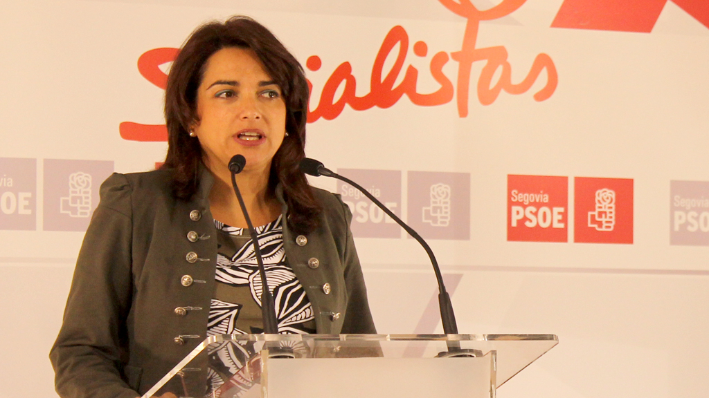 Alicia Palomo, en rueda de prensa. / E.A.
