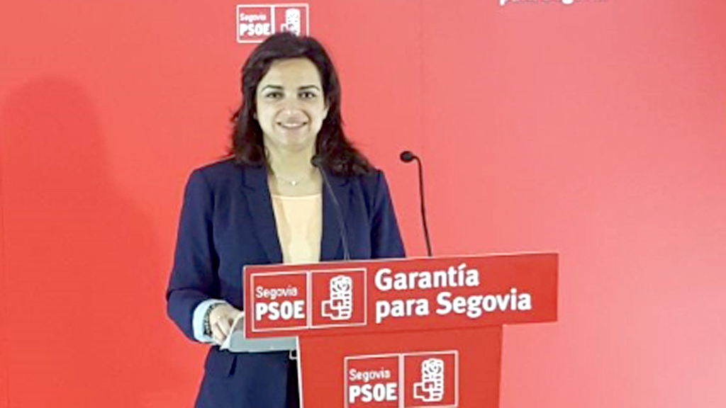 Alicia Palomo, en rueda de prensa. / E.A.