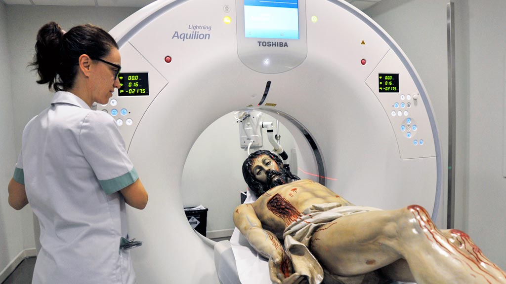 La imagen, antes de someterse al TAC. / Kamarero