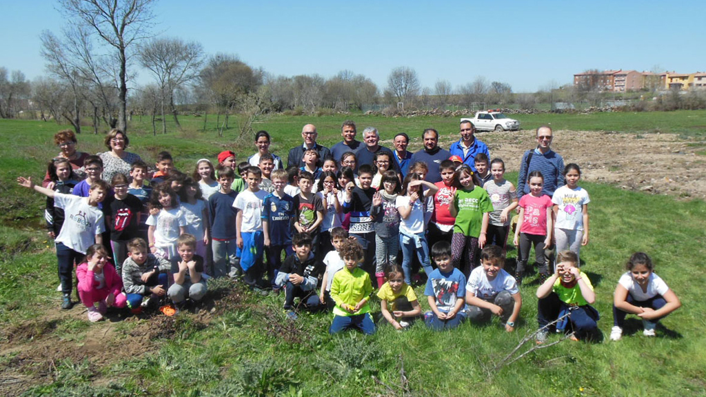 Participantes en la plantación. / E.A.