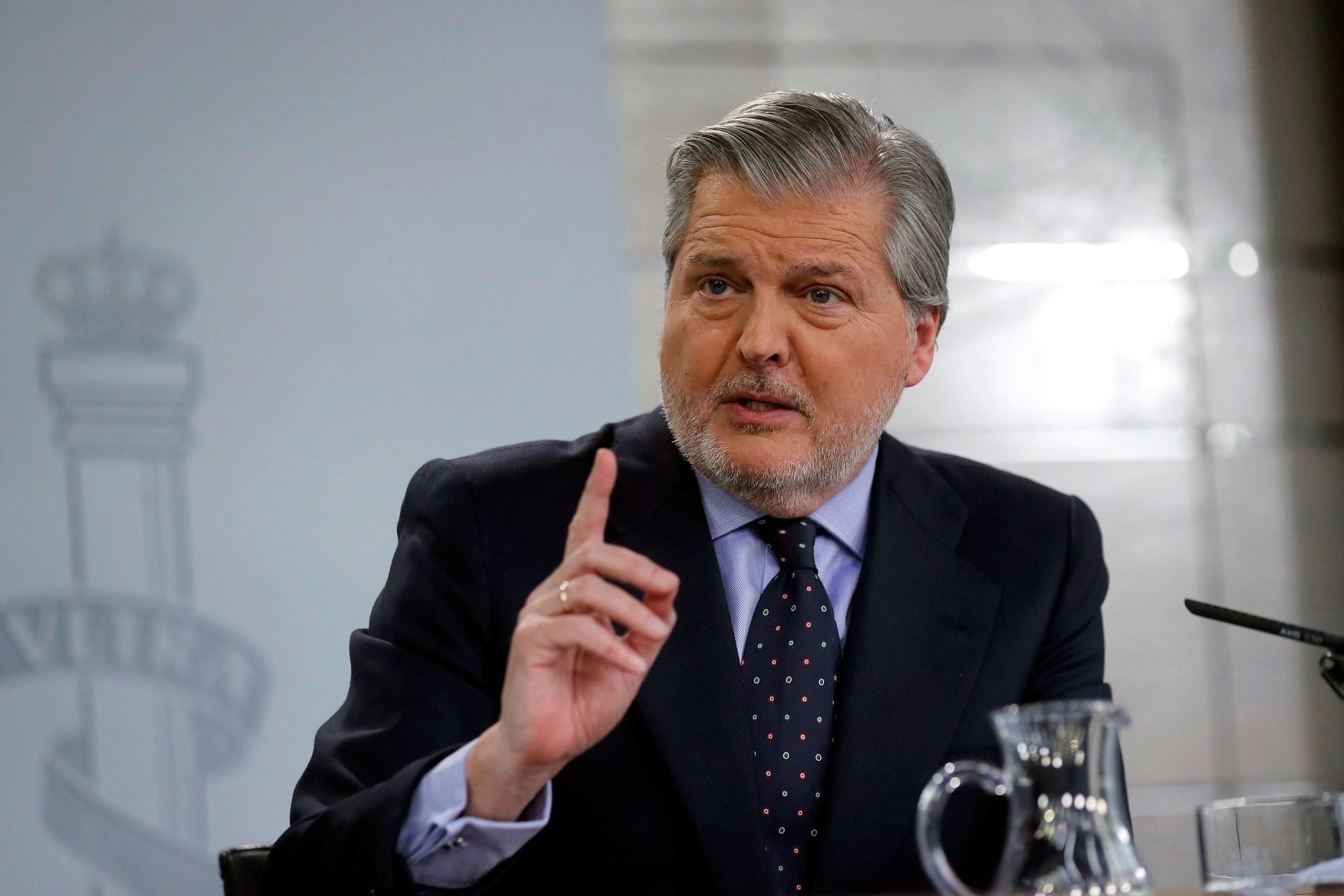 Méndez de Vigo en rueda de prensa posterior al consejo de ministros