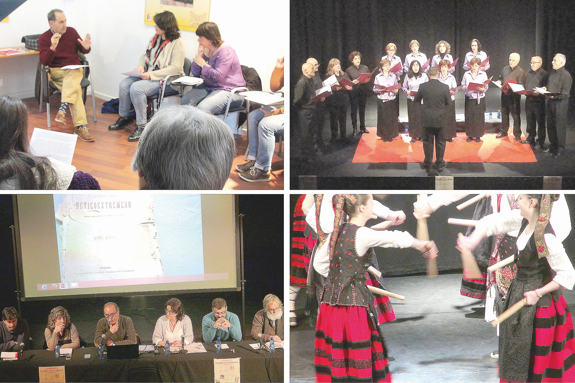 Abril Ilustrado, un recorrido por la tradición oral y la literatura 1 1.Taller de Narración oral “Me lo dices o me lo cuentas” con Ignacio Sanz. 2. Coral “Taller cultural de Fuentepelayo”. 3 y 4 Presentación de las Actas de las Jornadas de Investigación de Danzas Rituales. / EL ADELANTADO