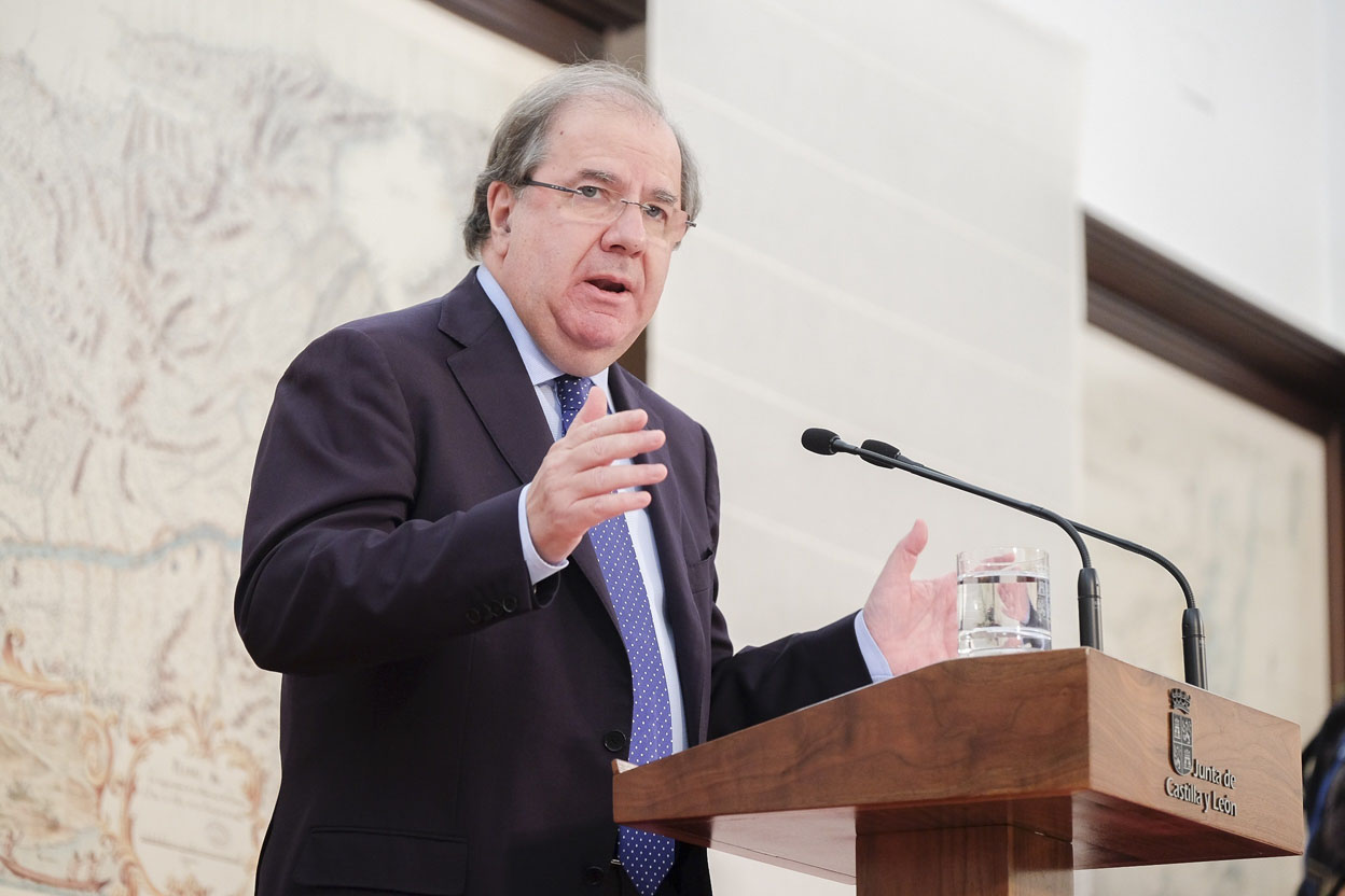 El presidente de la Junta de Castilla y León, Juan Vicente Herrera, durante un acto reciente.