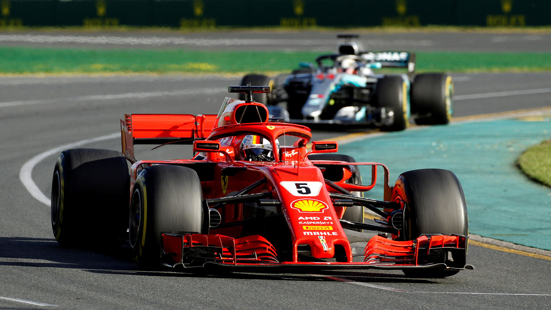 Vettel Vettel sorprendió a Hamilton en la primera carrera de la temporada gracias a la estrategia de la escudería Ferrari.