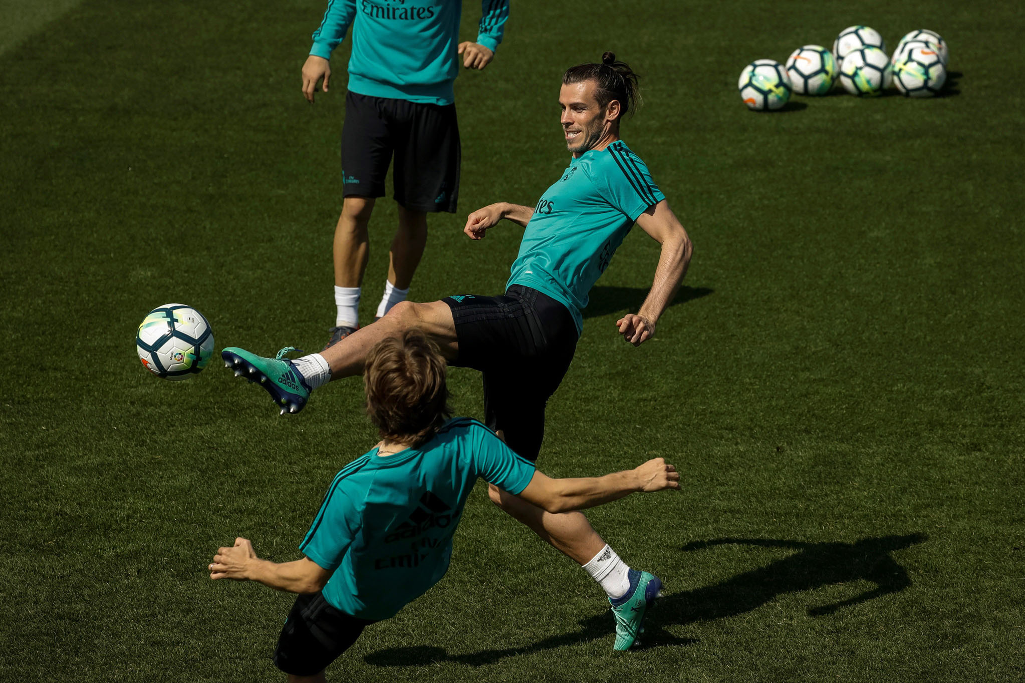 Bale, que no jugó ningún minuto ante el Bayern, será de la partida esta tarde.