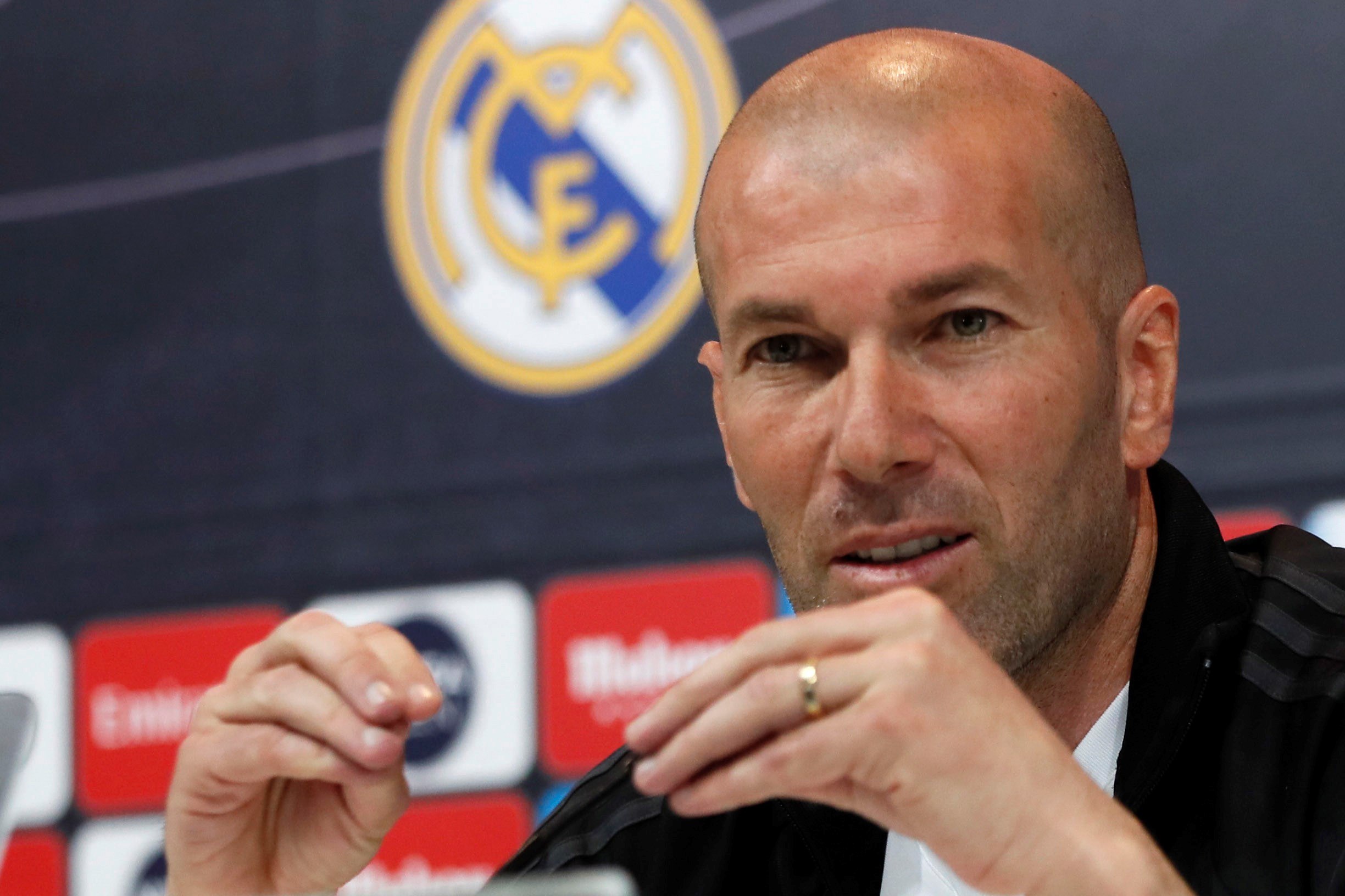 Zinedine Zidane criticó la repercusión del penalti ante la Juventus.