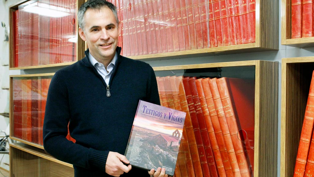 Enrique del Barrio, en El Adelantado. / Nerea Llorente