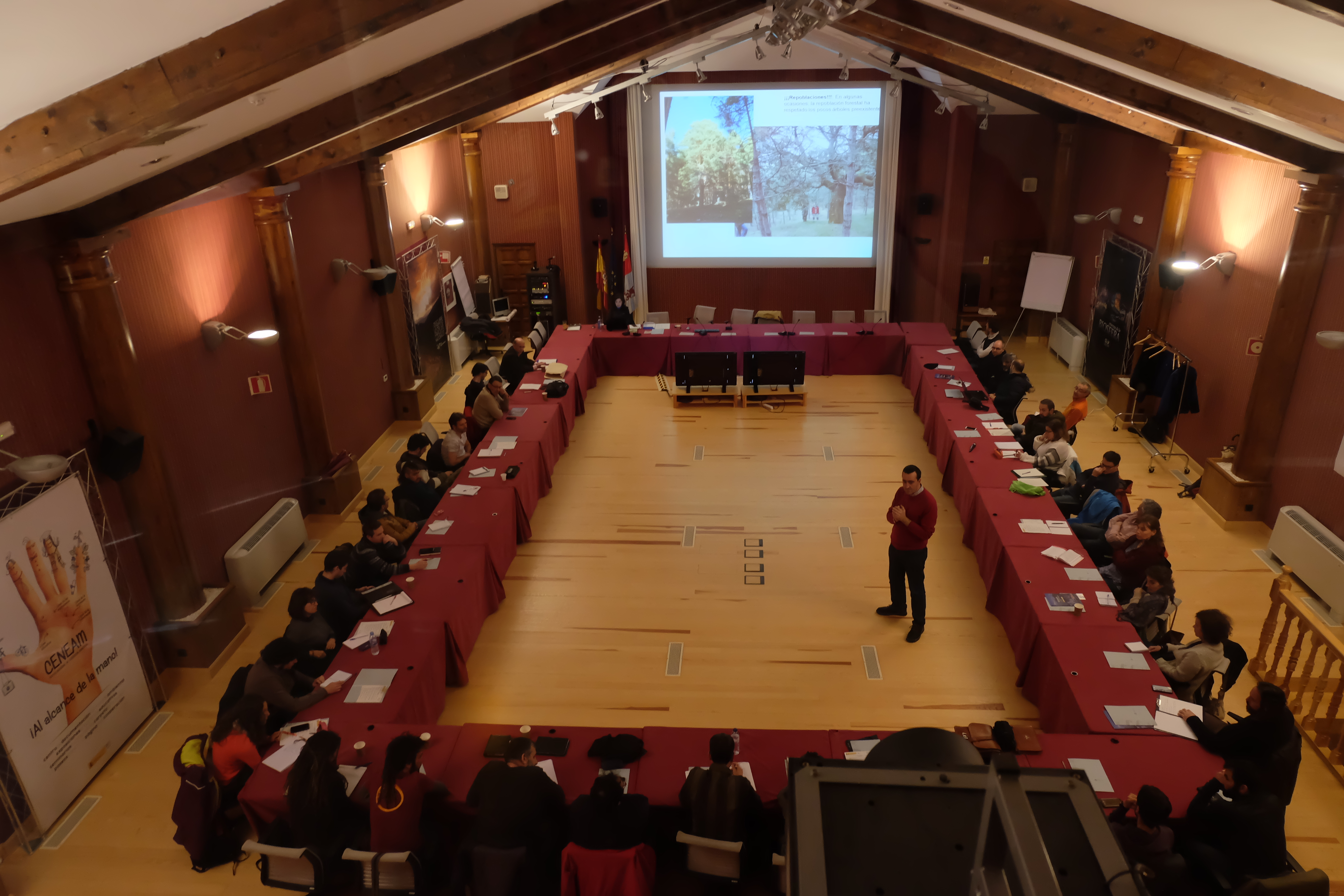 Imagen de la primera jornada del curso ‘Especialización y gestión en árboles y arboledas singulares’ en el Ceneam.