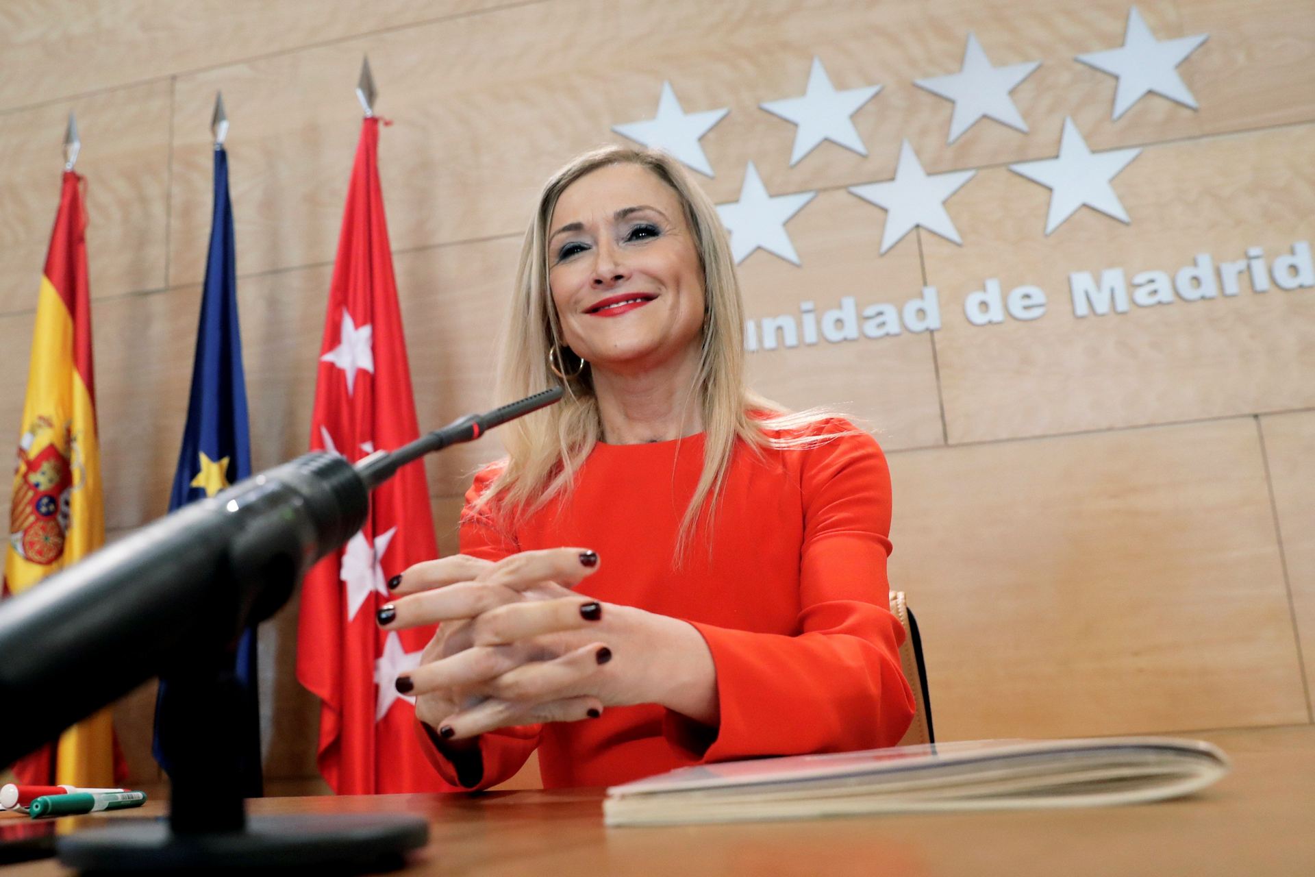 La presidenta de la Comunidad de Madrid, Cristina Cifuentes.