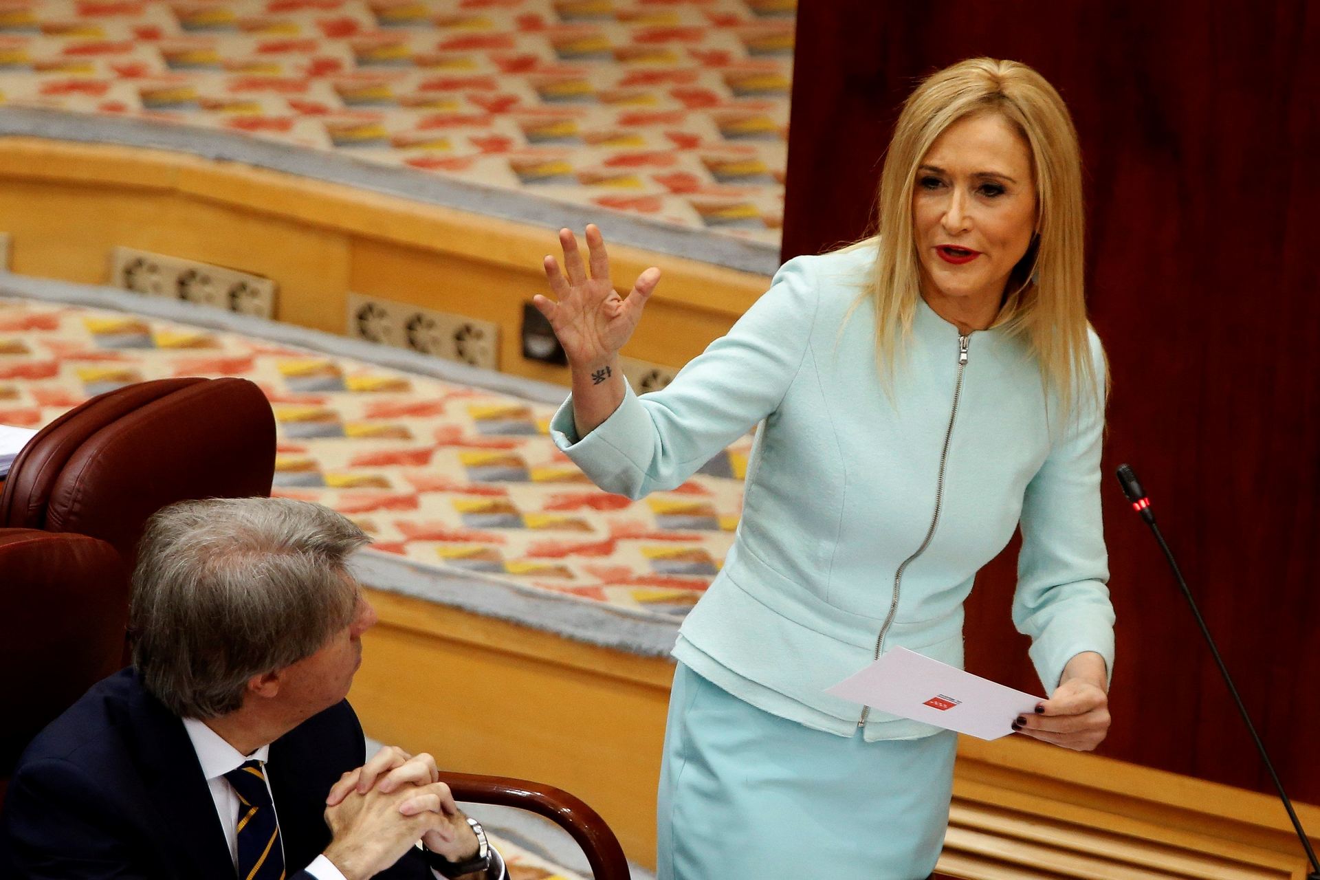 La presidenta de la Comunidad de Madrid, Cristina Cifuentes.