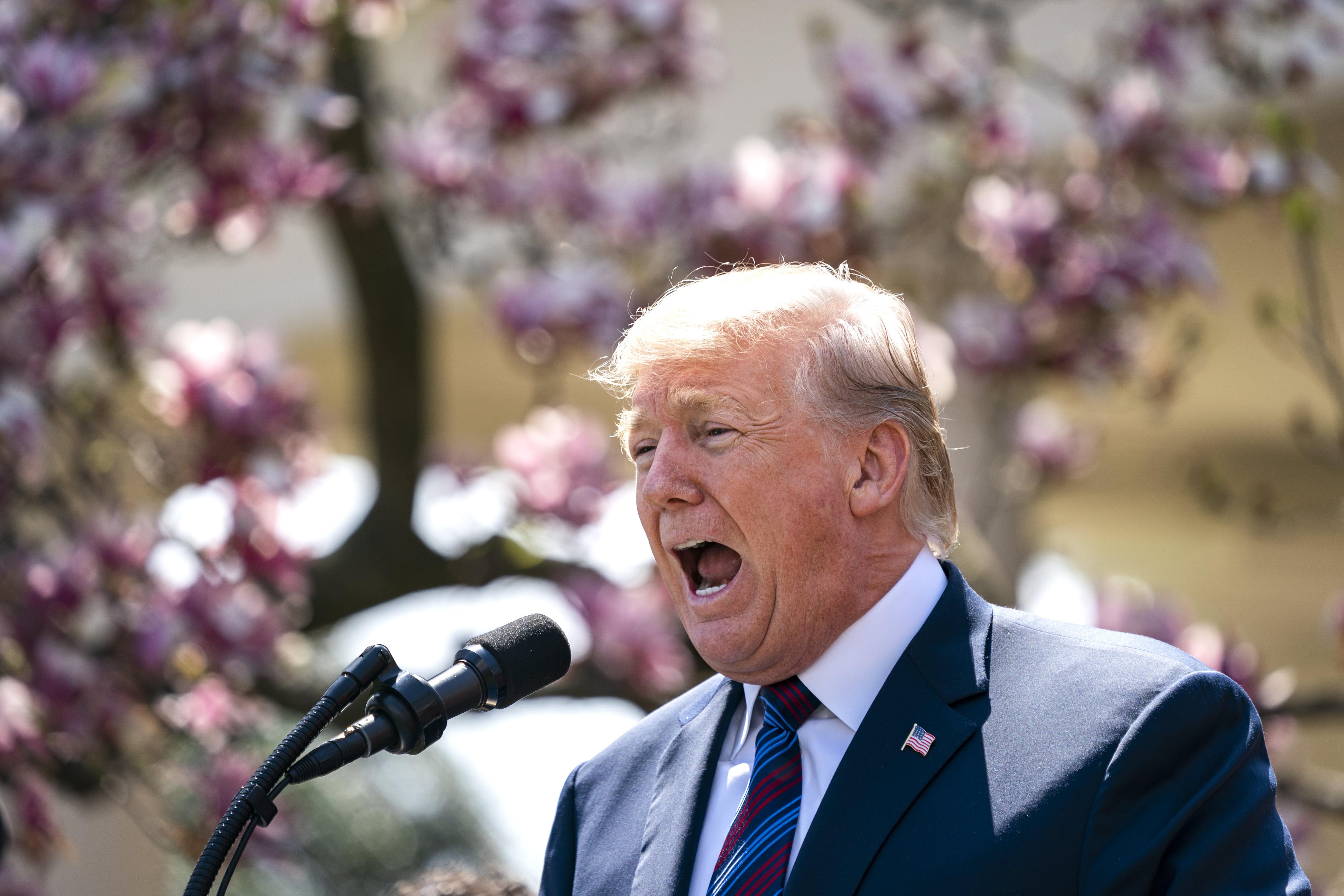 El presidente Donald Trump, habló ayer sobre su recorte de impuestos en el Rose Garden, en la Casa Blanca.