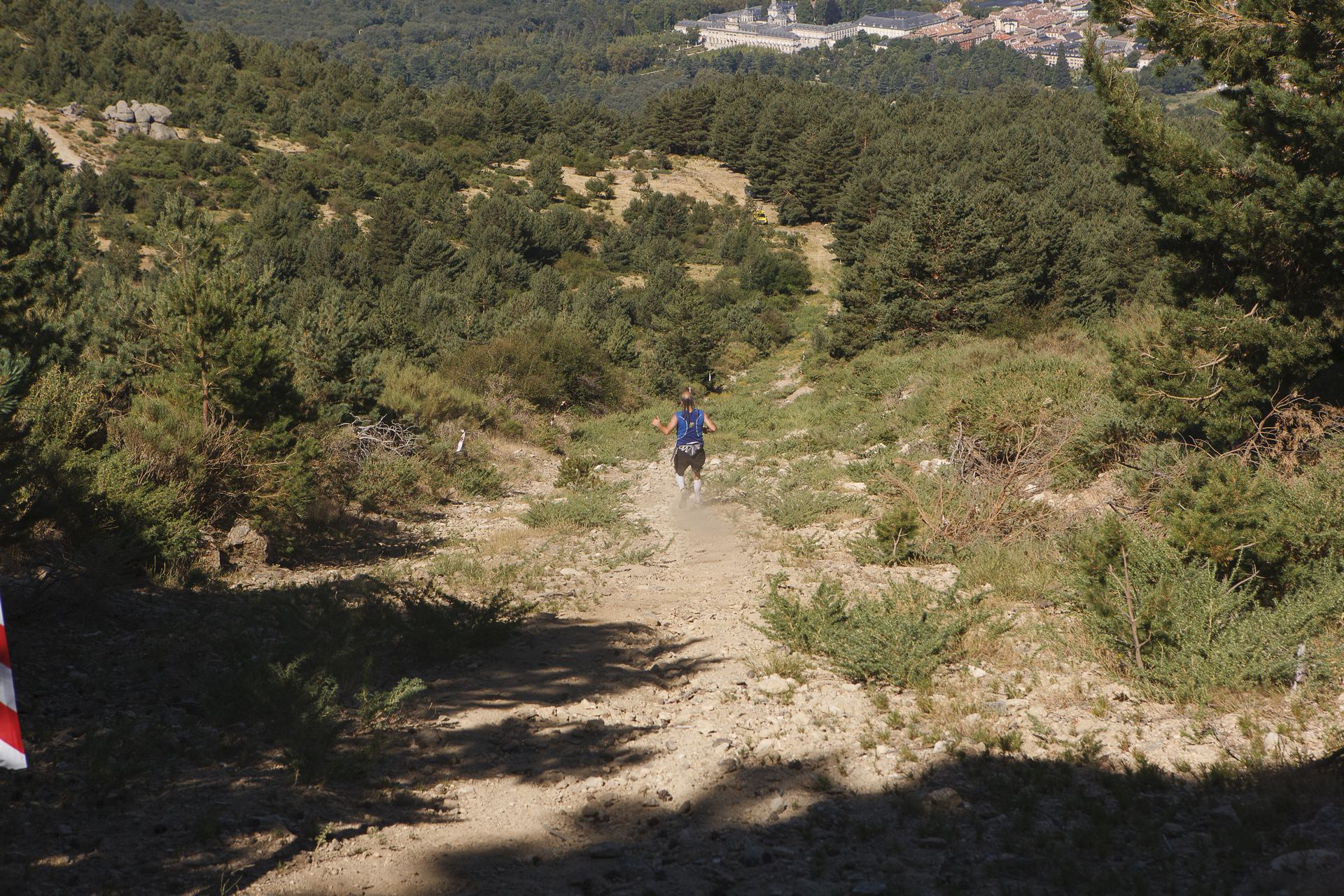 Imagen de un instante de la carrera de montaña K-22 Peñalara, organizada por el Club La Acebeda de la pasada edición en 2017.