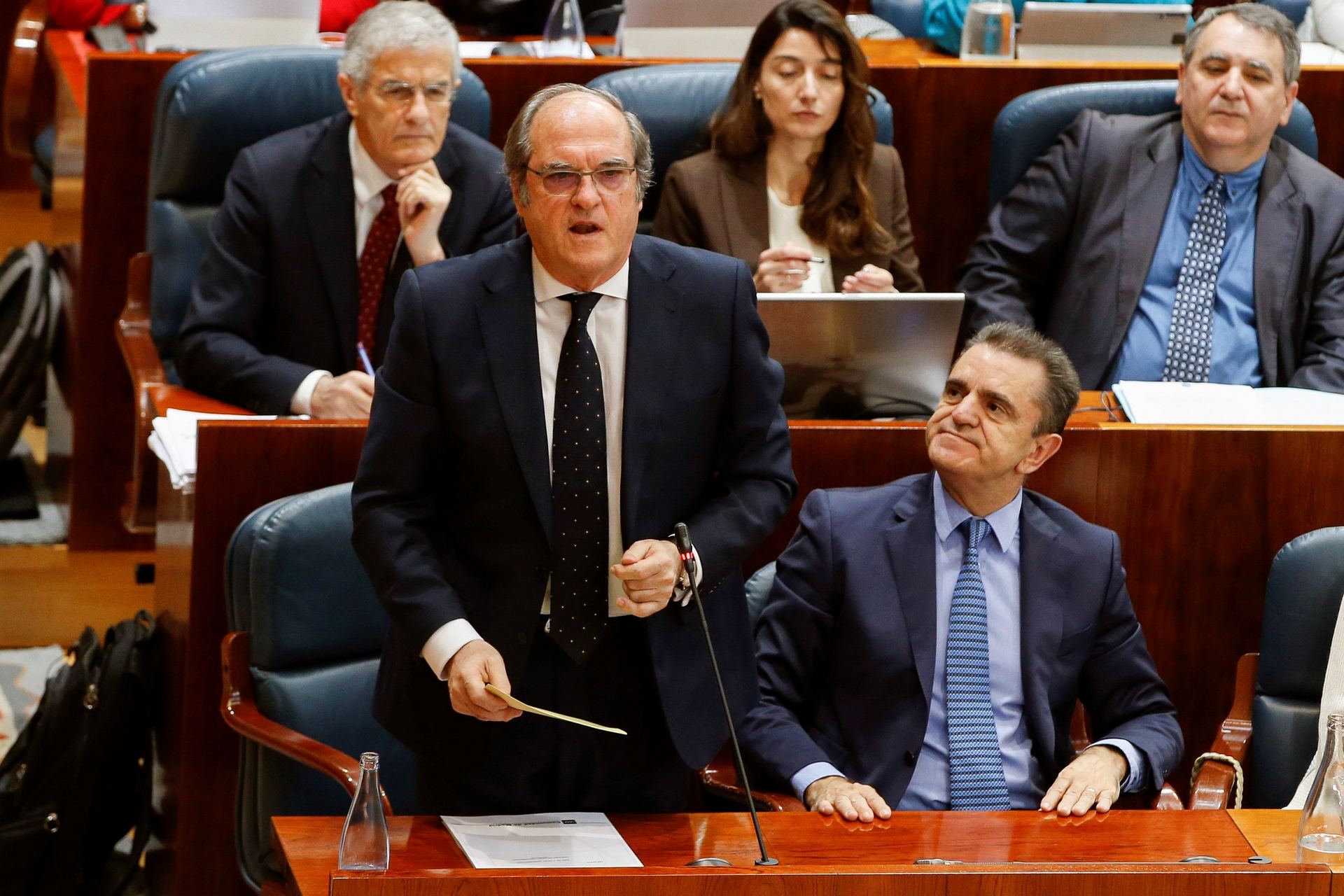 El portavoz socialista en la Asamblea de Madrid, Ángel Gabilondo.