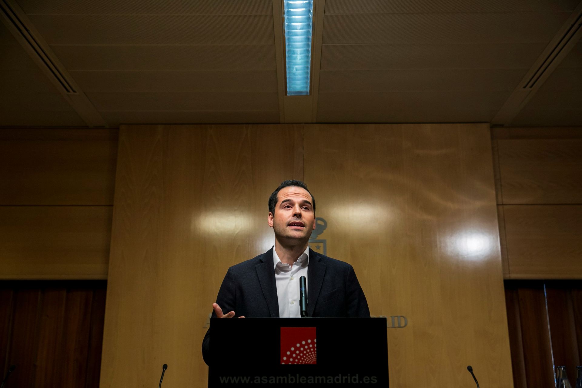 El portavoz de Ciudadanos en la Asamblea de Madrid, Ignacio Aguado.