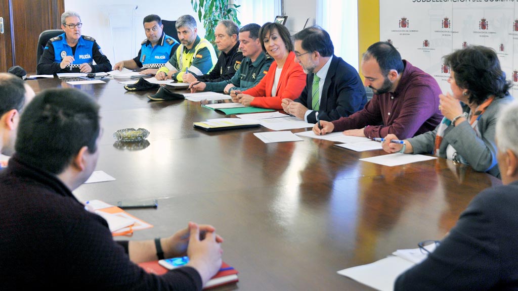 Comisión Provincial de Tráfico celebrada ayer. / Kamarero