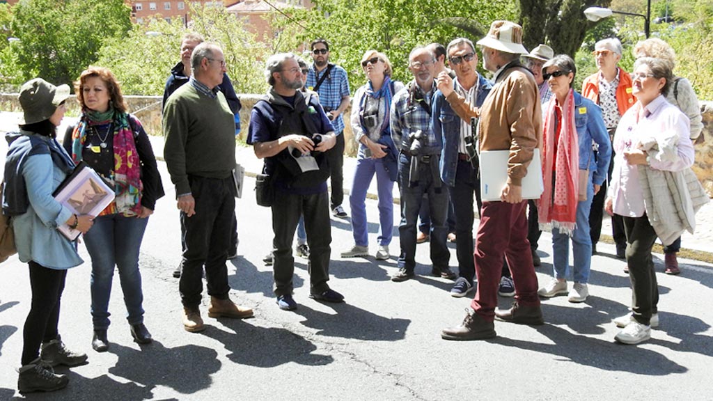 Grupo participante en la ruta. / G. Herrero