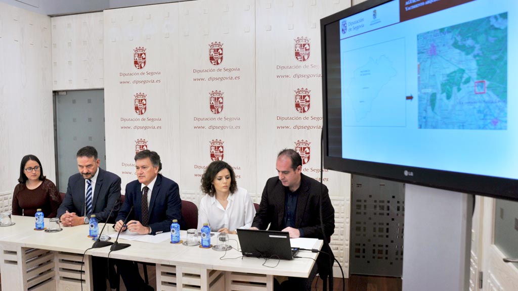 Presentación del proyecto, ayer en rueda de prensa en la Diputación. / kamarero