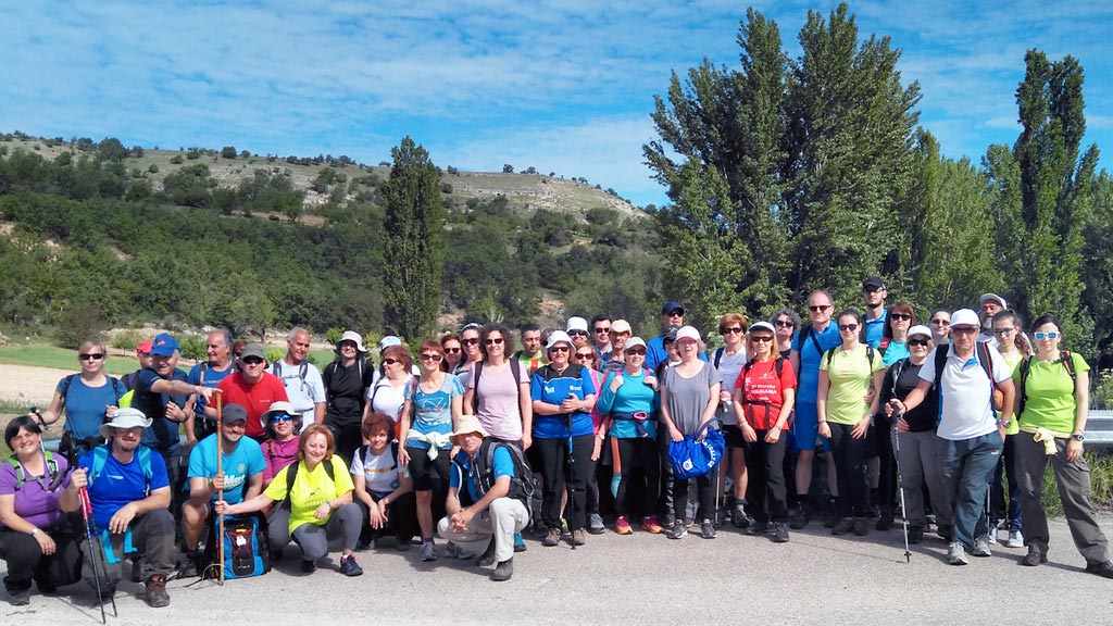 Participantes en la tercera ruta de primavera organizada por la Diputación. /el adelantado
